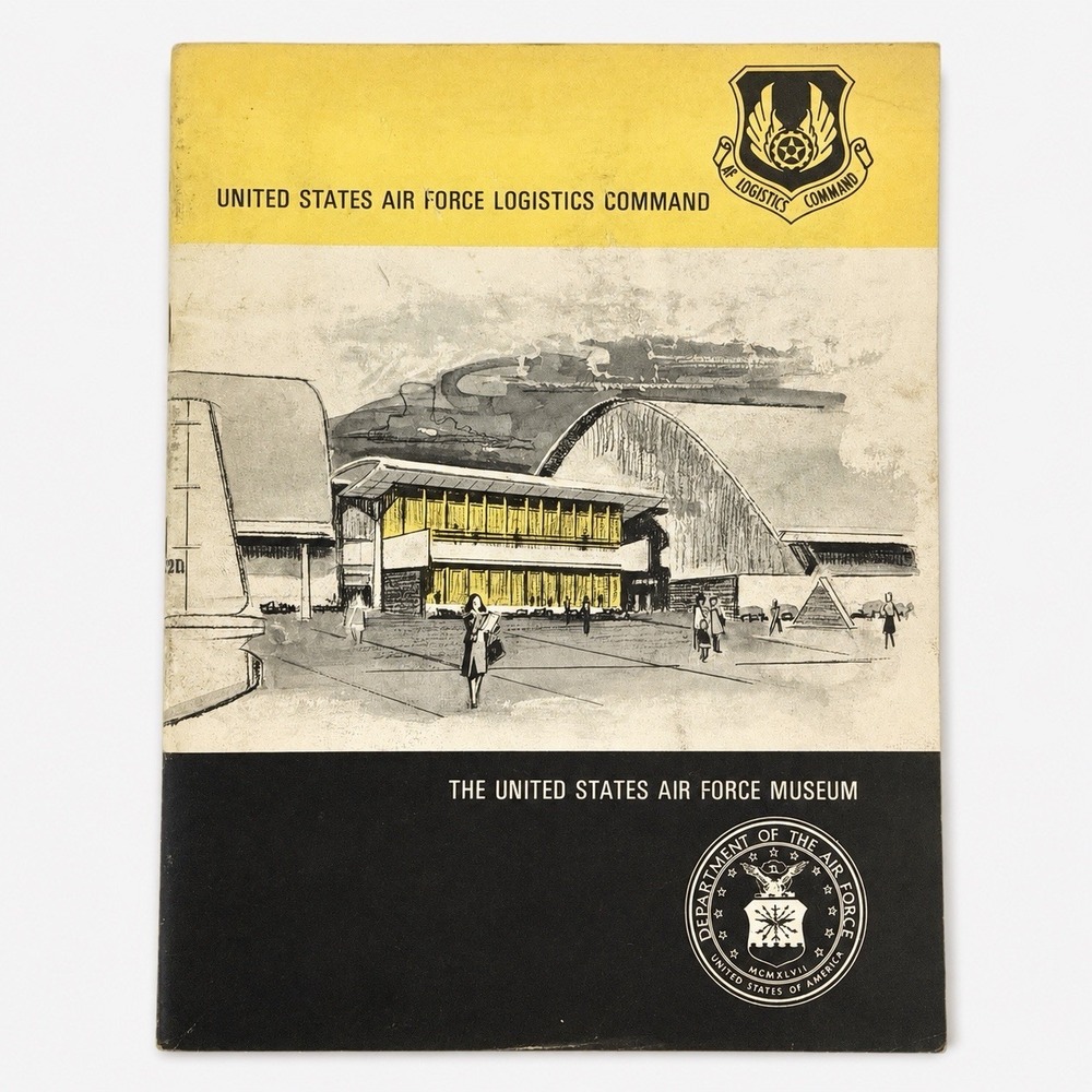 Vintage 1970 US Air Force Museum Guide Booklet Wright Patterson AFB Aviation OH